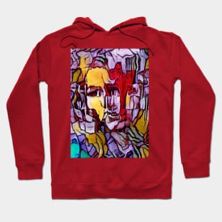 Abstract woman portrait Hoodie